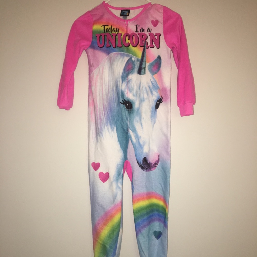 Girls unicorn onesie